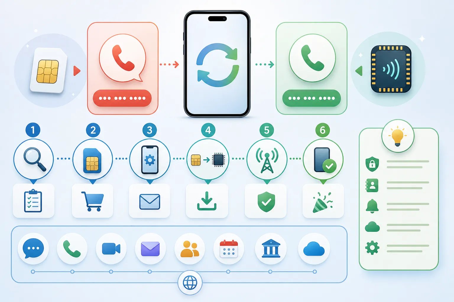 Så enkelt byter du telefonnummer utan krångel illustration